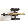 Image 2 : Cast Brass Canon on Metal Base Fireable - Civil War Era