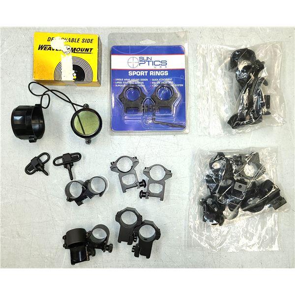 Scope Rings Bases etc - Large Lot as Shown