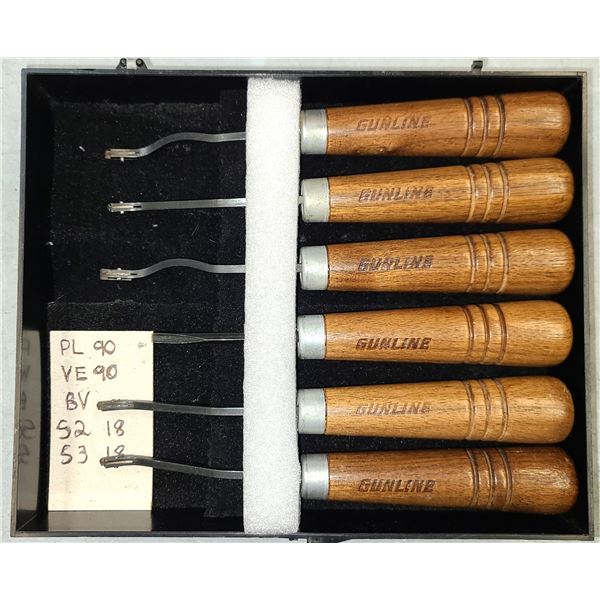 Chisel Set for Checkering Gun Stocks