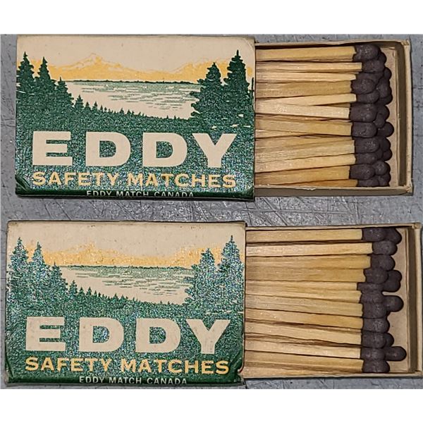 Eddy Vintage Wooden Matches x 2 Boxes