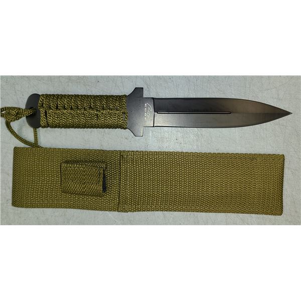 Paracord Wrap Handle Fixed Blade Knife - NEW 6 in Blade