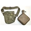 Image 1 : US Military Style Water Bottle in Carry Case - NEW