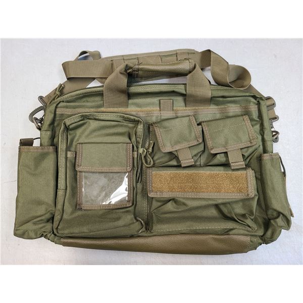 Military Style Briefcase / Attache Case OD Green