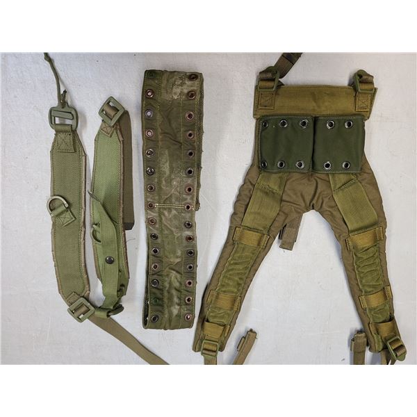 Military Yoke Harness - Wide Load Bearing Belt - 2 Straps