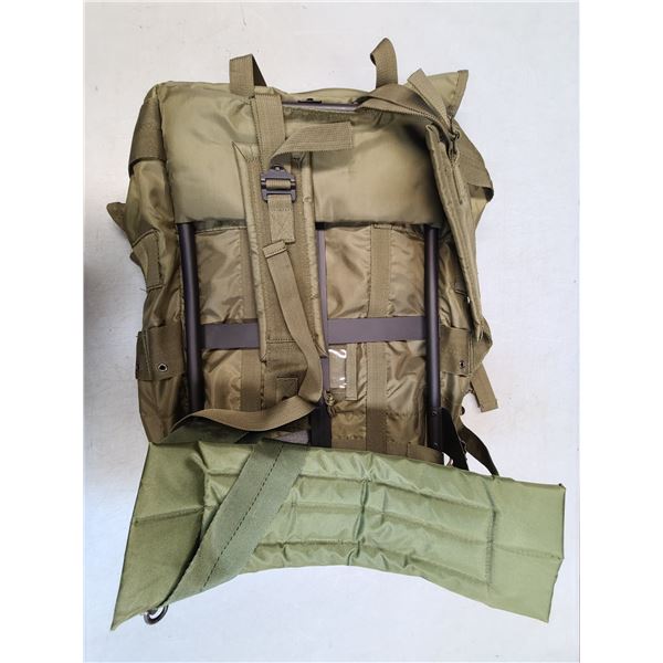 Military Style Back Pack on Steel Frame - ALL NEW
