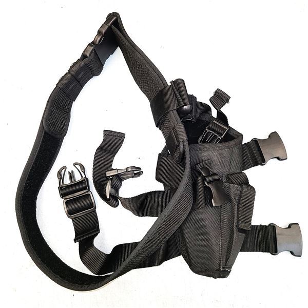 Duty Belt c/w Drop Leg Holster .As Shown