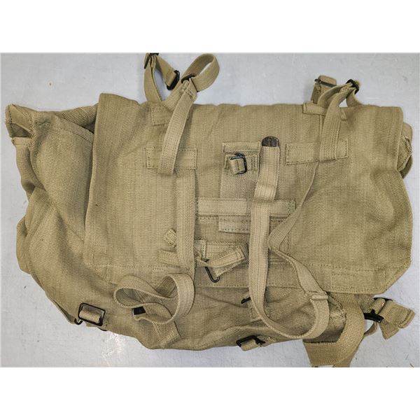 Large Canvas Bag British Military c/w Tarp Cover