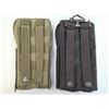 Image 2 : 12 ga Shotgun Ammo Carrier Tear-Away Pouches - 1 Green 1 Black As NEW