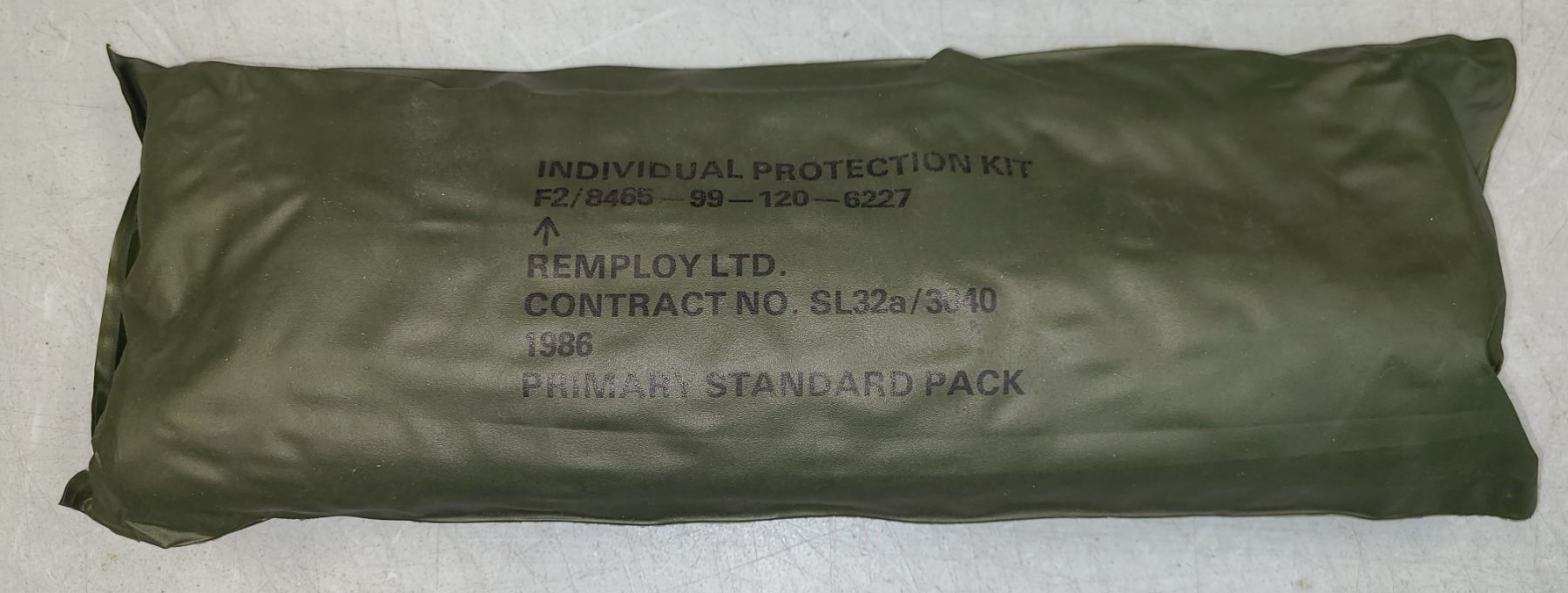 British Military Army Individual Protection Kit (NSN 8465-99-120-6227 ...