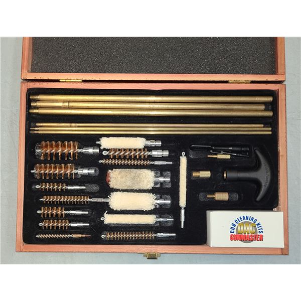 Gun Cleaning Kit by DAC - Brass Rods in Wood Case - NEW