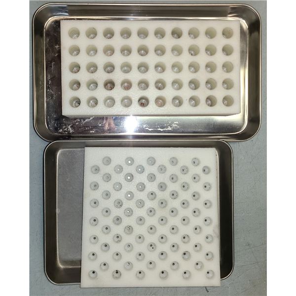 Case & Bullet Sorting Stainless Trays & Plastic Blocks