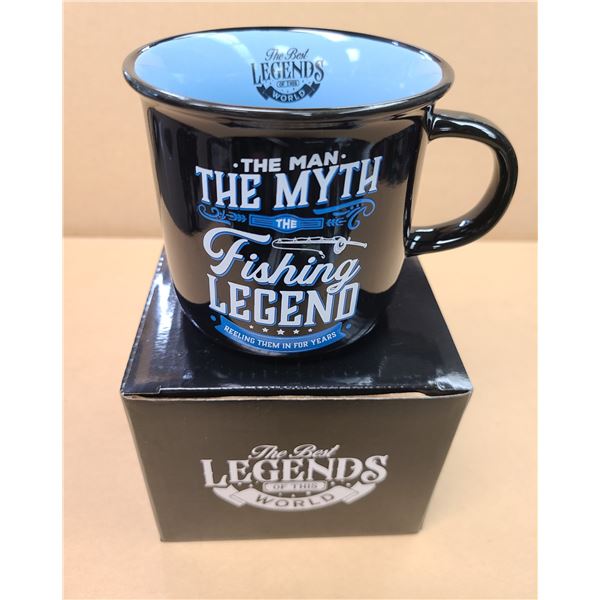 Legends of The World Coffee Mug - Fishing - NEW