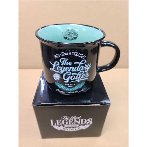 Legends of The World Coffee Mug - Golfer - NEW
