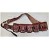 Image 1 : BRITISH 1903 Pattern Leather Ammo BANDOLIER - Made in South Africa