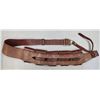 Image 2 : BRITISH 1903 Pattern Leather Ammo BANDOLIER - Made in South Africa