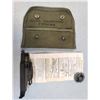 Image 1 : Mi Garand Grenade Sight in Canvas Pouch - Unissued