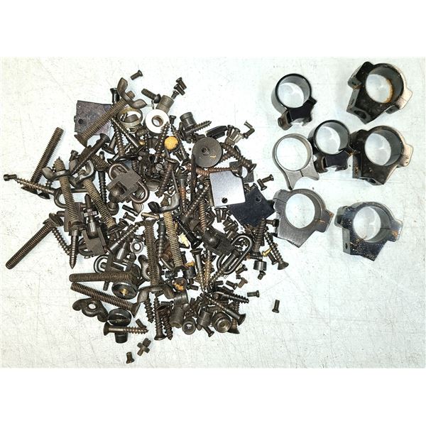 Large Lot of Screws & Rings Plus Others As Shown