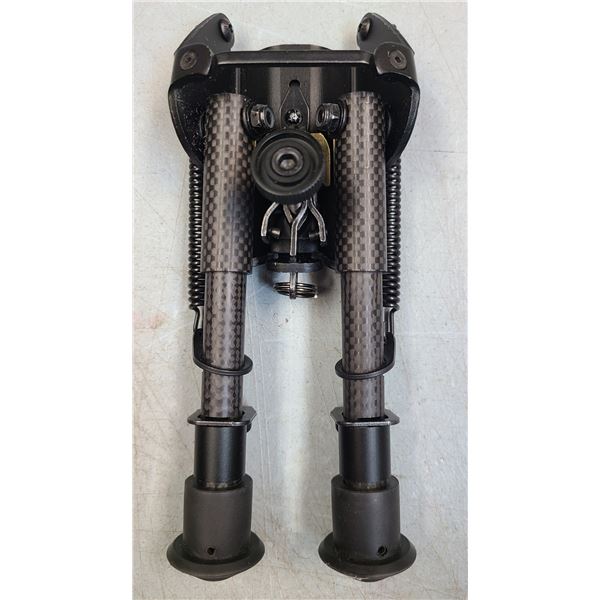 Carbon Fiber Bipod - 6 - 9 inch Legs - Swivel Mount - AS NEW