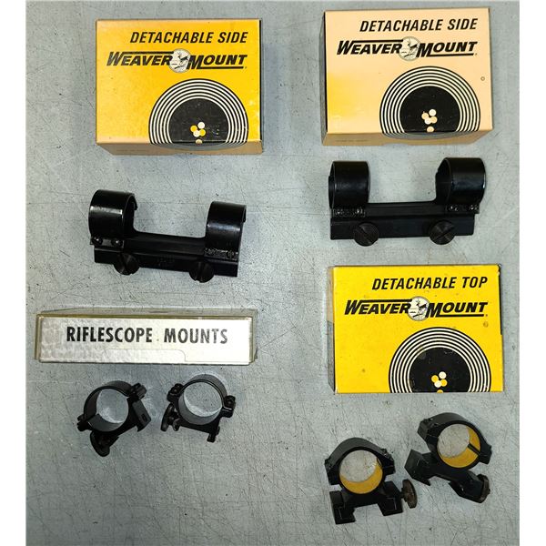 Weaver Scope Rail & Ring Lot