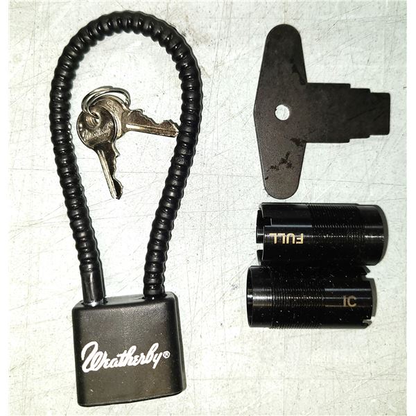 Weatherby PA - 08 12 ga Shotgun Chokes & Tool & Lock