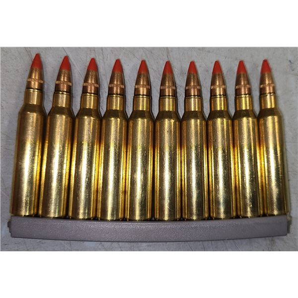Tracer 223 / 556 FMJ - 10 rds on Plastic Stripper Clip