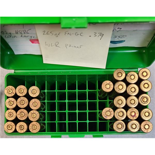 38 Express RELOAD Ammo - 265 gr 17 rds + 12 Brass