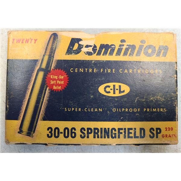 30-06 Springfield Dominion 220 gr Soft Point - 16 Vintage Rds
