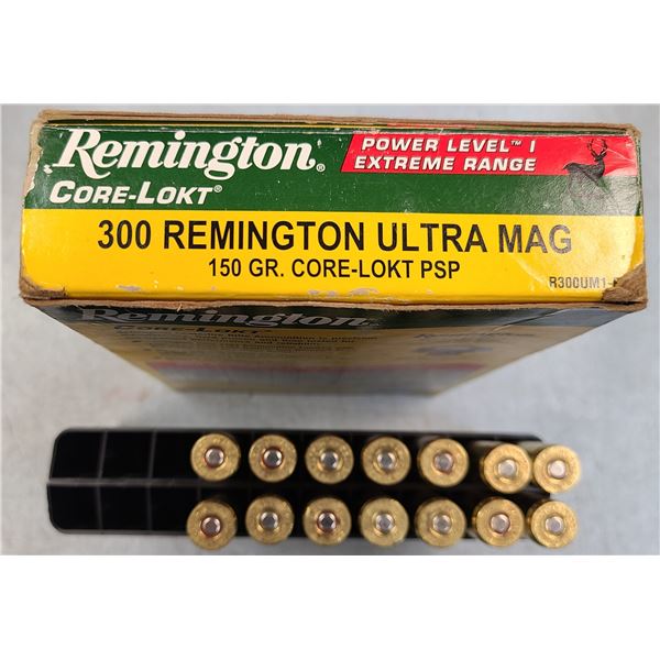 300 Rem Ultra Mag Core Lokt 150 gr Soft Point - 14 rds