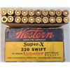 Image 1 : 220 Swift Western Vintage 48 gr Soft Point - 19 rds + 1 Brass