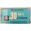 Image 1 : 30 M1 Carbine Geco FMJ - 50 rds