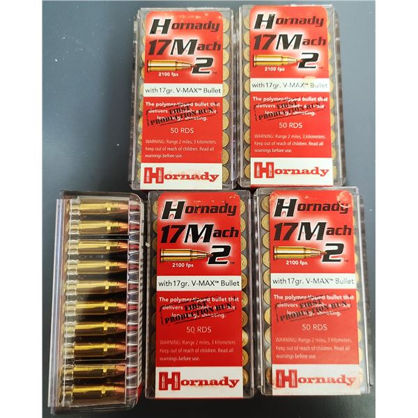 17 Mach 2 Hornady 17 gr V-Max - 250 rds