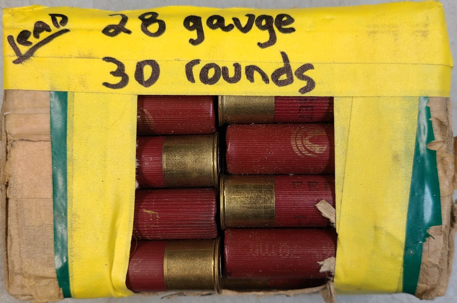 Lead Shot Shell 28 ga Shot Gun Shells 2 1/2 inch - Lead Shot - 30 rds