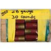 Image 1 : 28 ga Shot Gun Shells 2 1/2 inch - Lead Shot - 30 rds