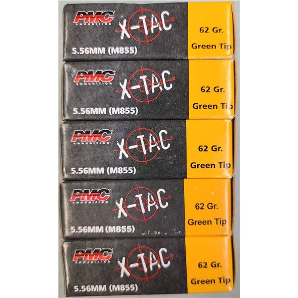 5.56 (M855) PMC Green Tip 62 gr FMJ - 100 rds