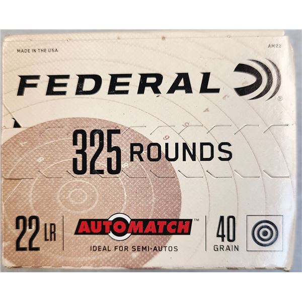 22 LR Federal 40 gr High Speed - 325 rds
