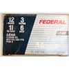 Image 1 : 12 ga Federal Classic Lead No 6 Shot 3 inch Shells - 25 rds