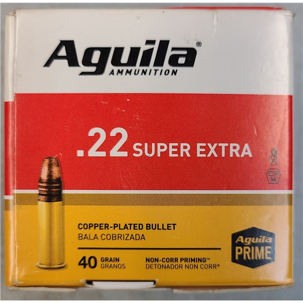 22 LR Aguila Super Extra 40 gr - 250 rds