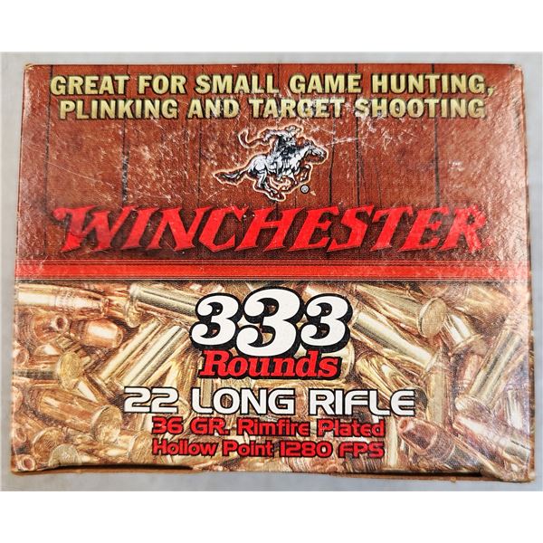 22 LR Winchester 36 gr Ammo - 333 rds