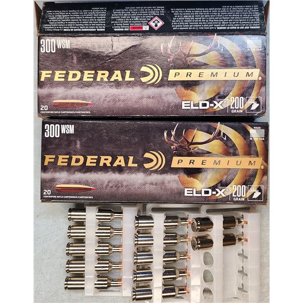 300 WSM Federal Premium ELD-X 200 gr - 32 rds