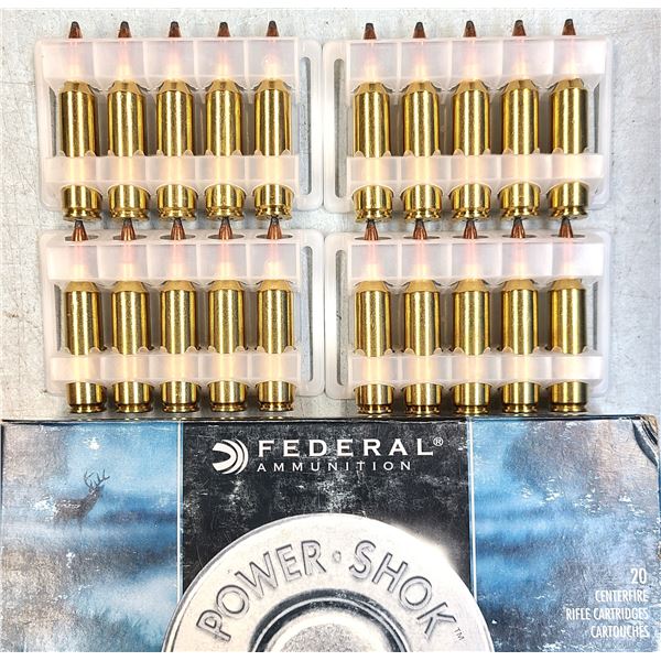 7mm Win Short Mag WSM Federal Power Shok 150 gr - 20 rds