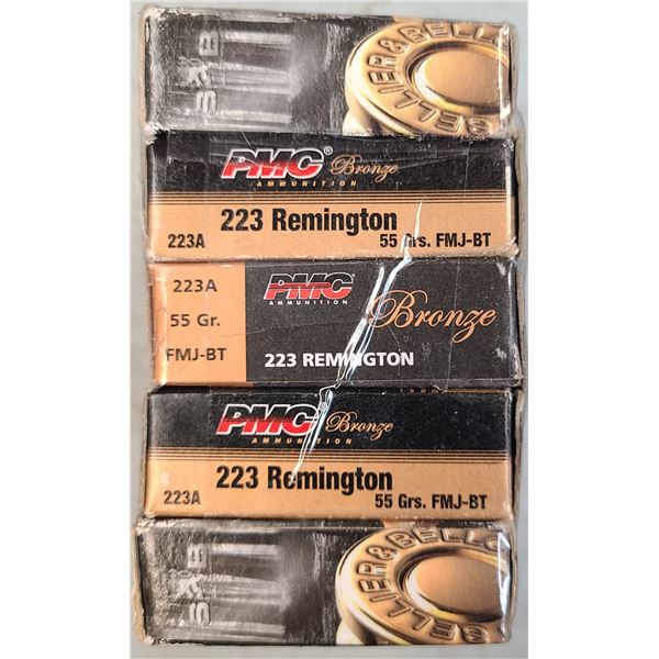 223 Rem PMC & S&B 55 gr FMJ - 100 rds