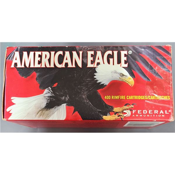 22 LR Federal American Eagle 38 gr Hollow Point - 400rds