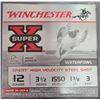 Image 1 : 12 ga Winchester No 3 Shot 3 1/2 inch Shells - 25 rds