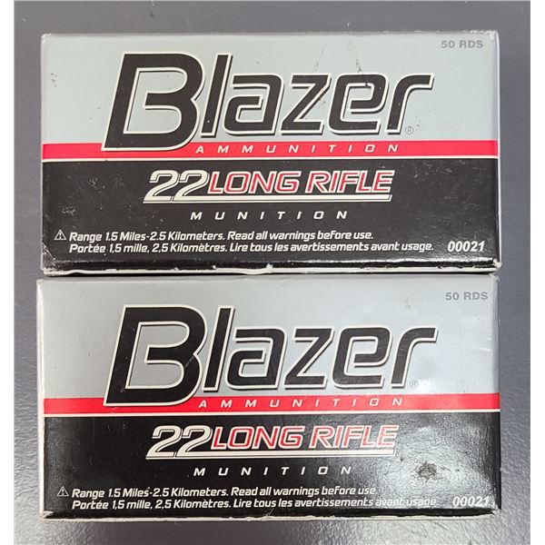 22 LR Blazer 40 gr Round Nose - 100 rds