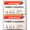 Image 1 : 16 ga Winchester Rabbit & Squirrel No 6 Shot - 50 rds 2 3/4 inch