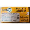 Image 1 : 243 Win (6.16 cal) Sako 90 gr Bullets - 100 rds