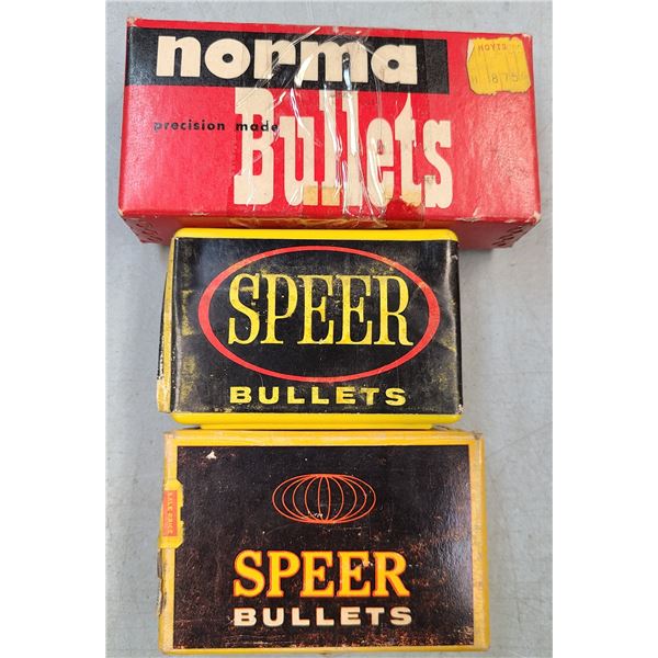 6.5 mm Speer & Norma Bullets See List  - 300 rds