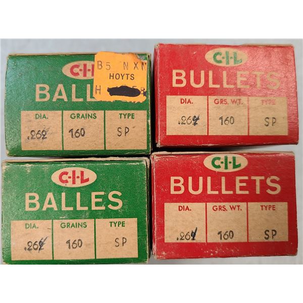 6.5 mm .264 CIL Bullets 160 gr Soft Point - 200 rds