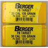 Image 1 : 30 Cal Berger FB Target 135 gr - 200 rds