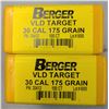 Image 1 : 30 Cal Berger VLD Target 175 gr - 200 rds